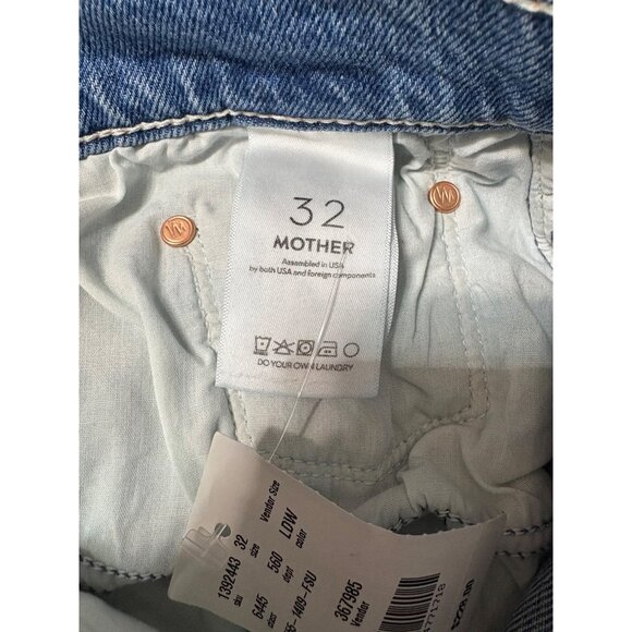 NWT Mother The Bagabond Denim Midi Skirt For Sure-sz 32 - Picture 7 of 10